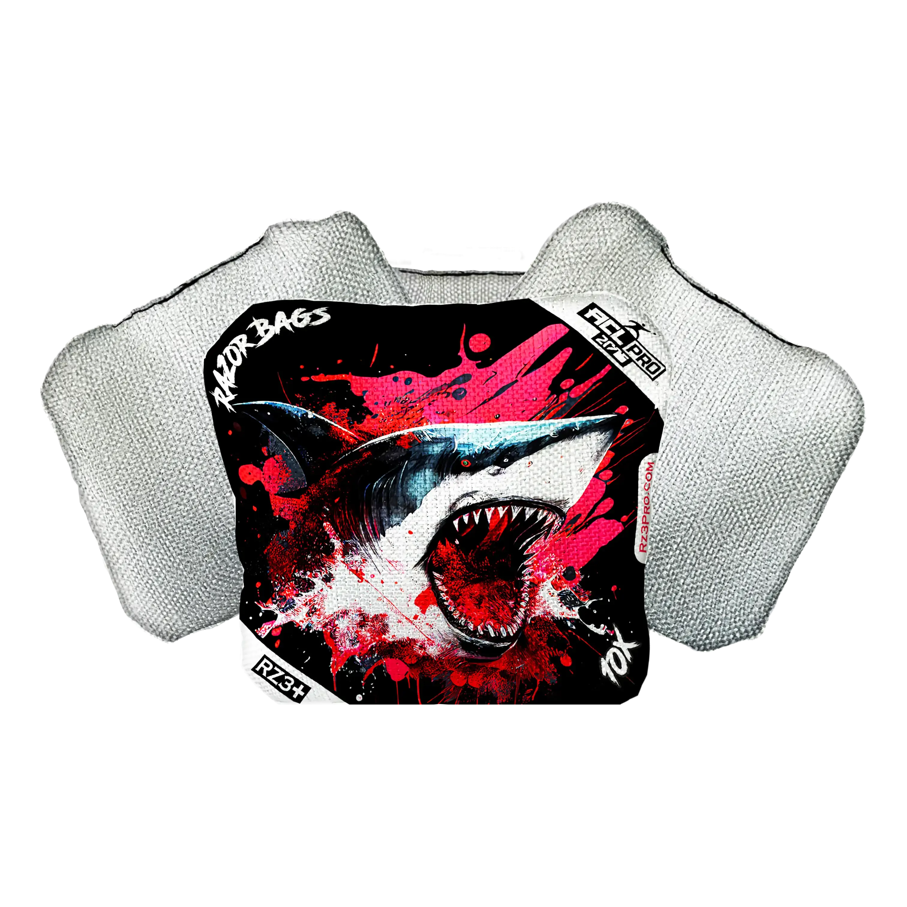 10X | Shark Black Series | ACL PRO Razor Cornhole Bags