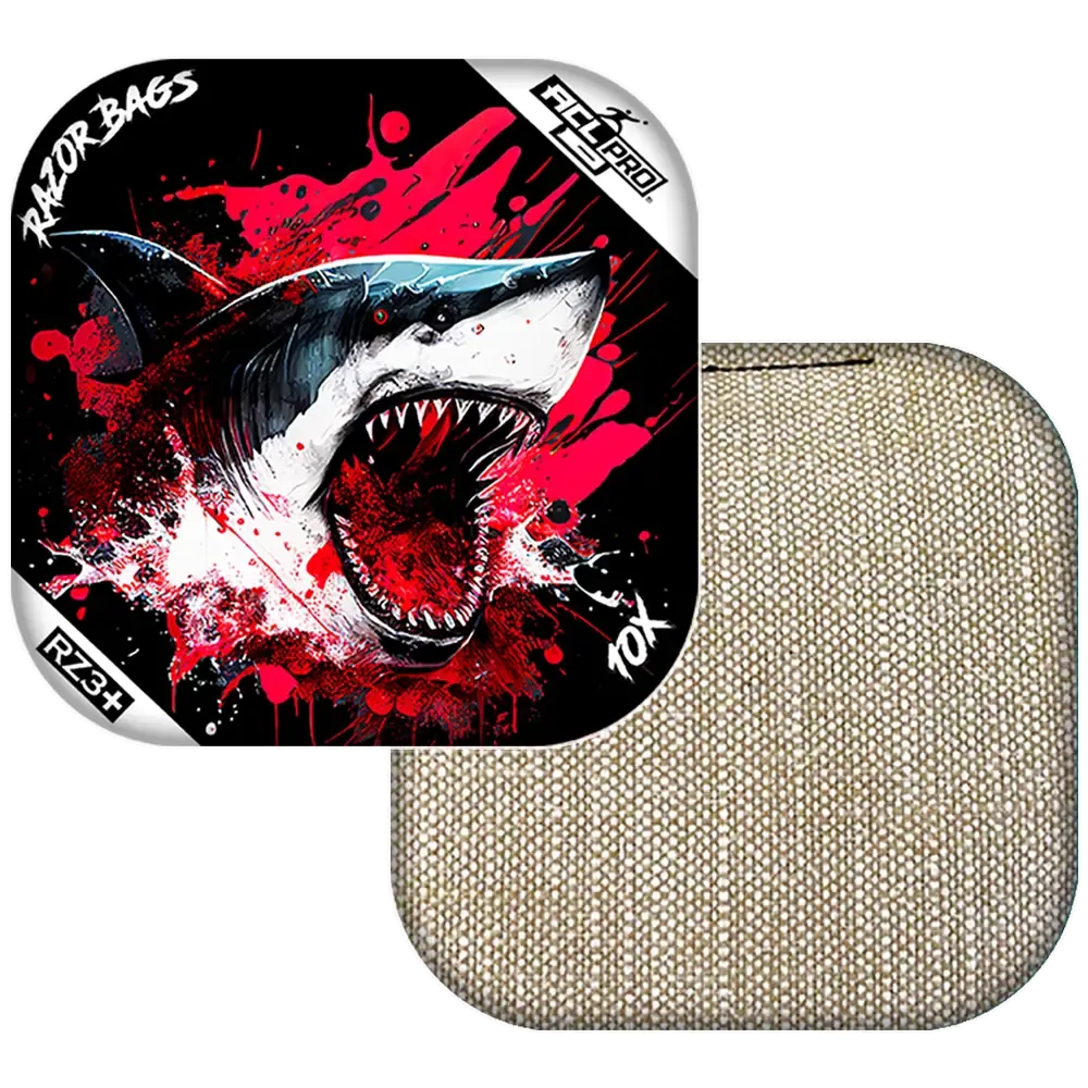 10X | Shark Black Series | ACL PRO Razor Cornhole Bags