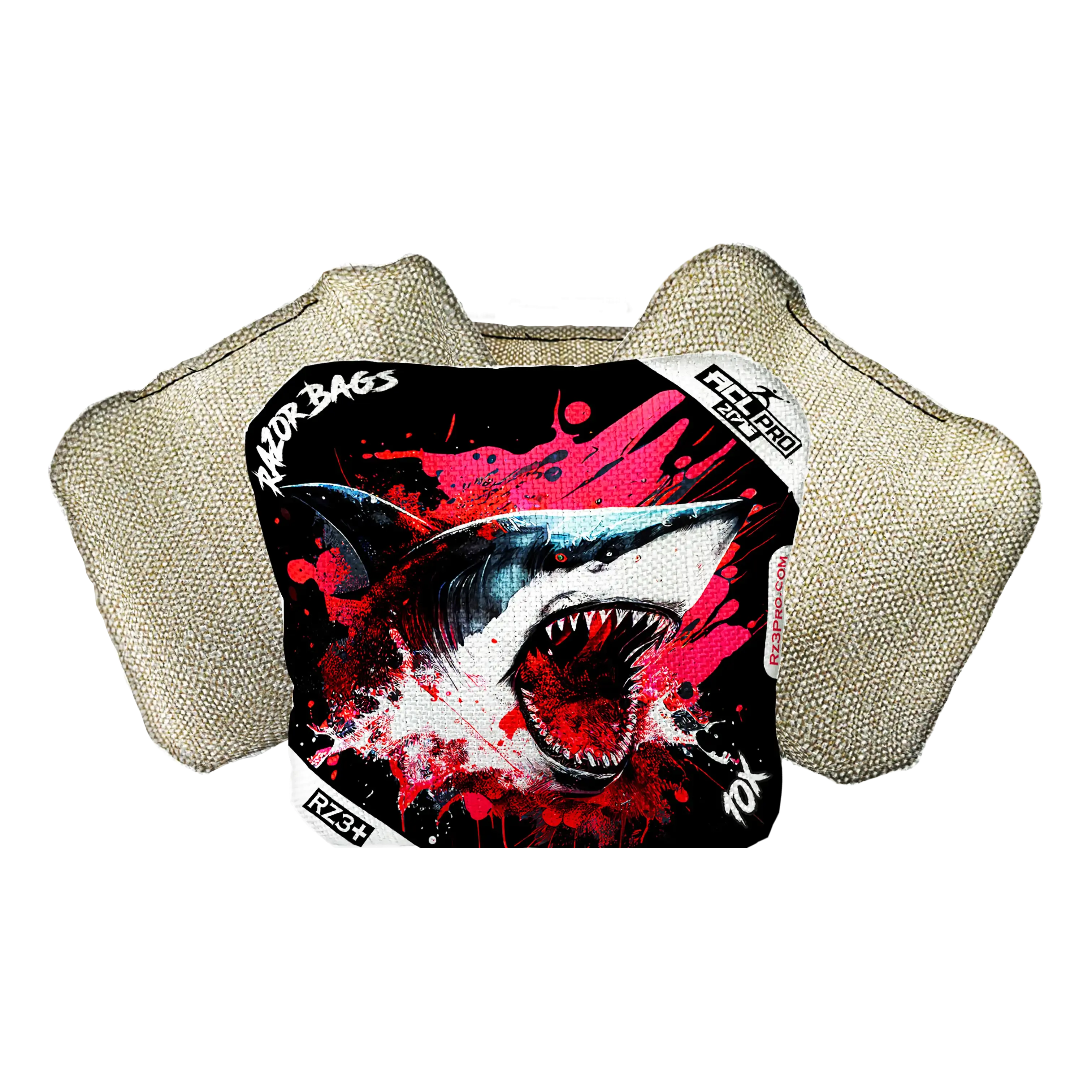 10X | Shark Black Series | ACL PRO Razor Cornhole Bags