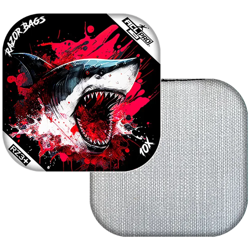 10X | Shark Black Series | ACL PRO Razor Cornhole Bags