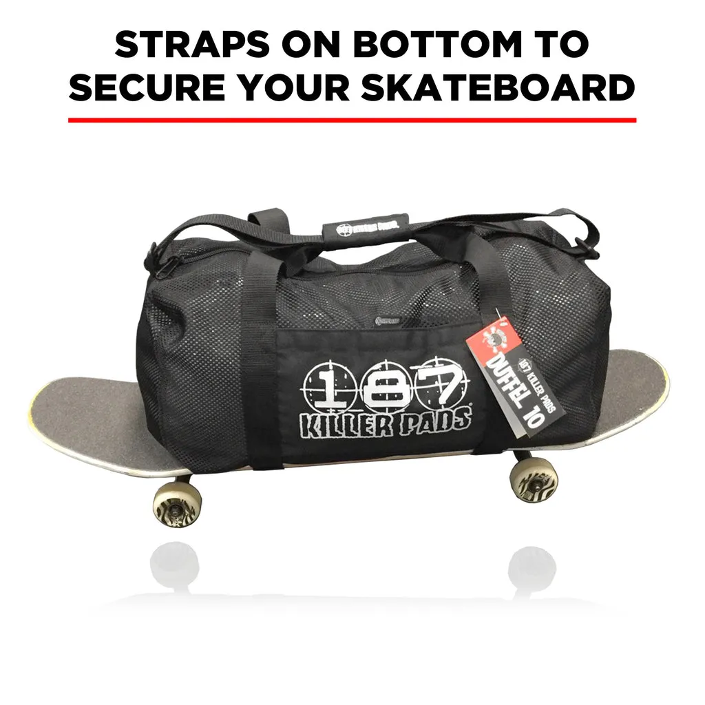 187 Mesh Duffle Bag Black