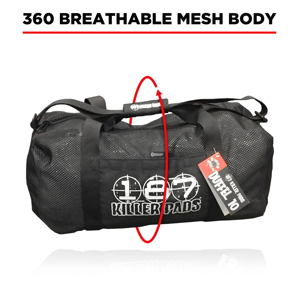 187 Mesh Duffle Bag Black