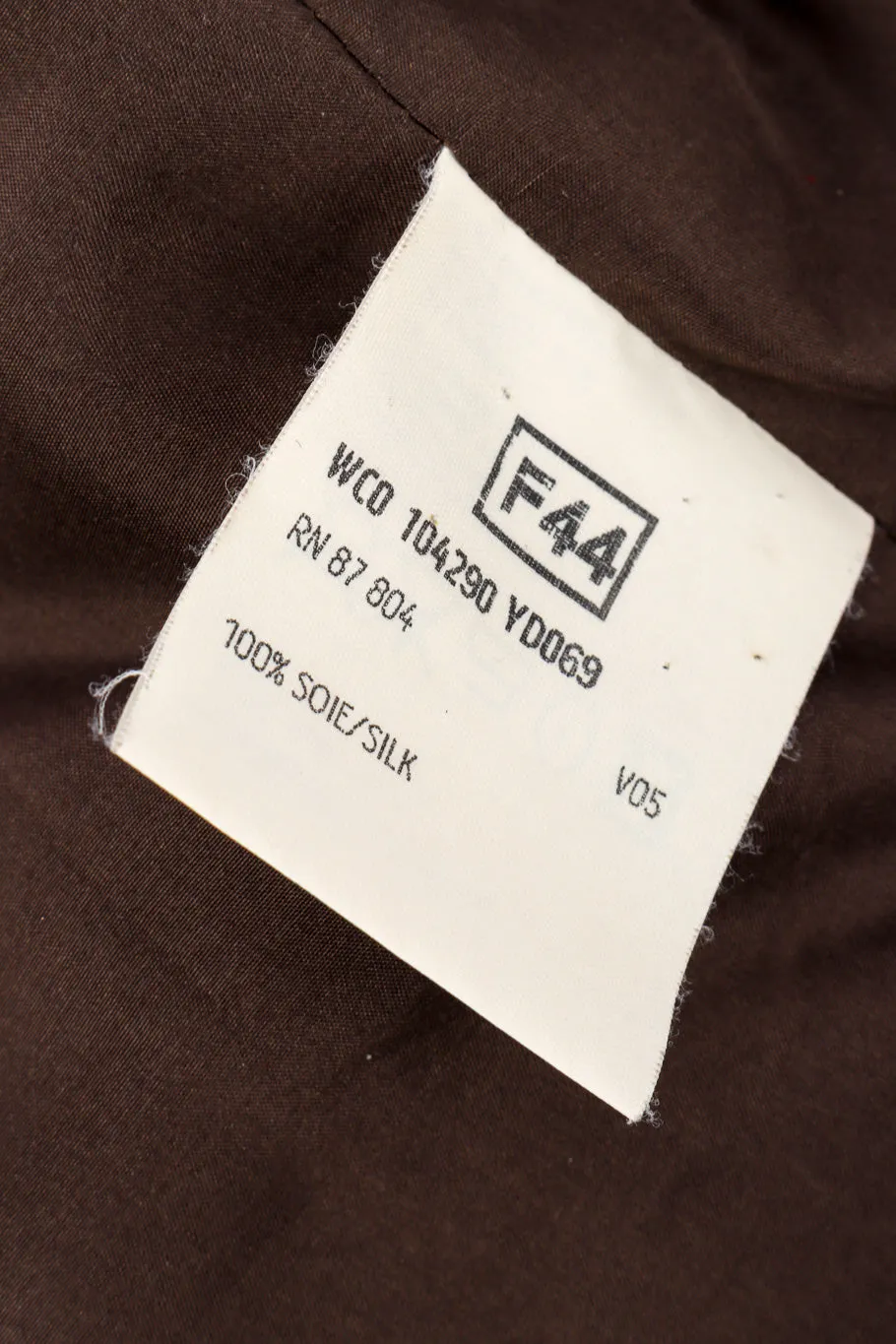 2002 F/W Taffeta Velvet Jacket