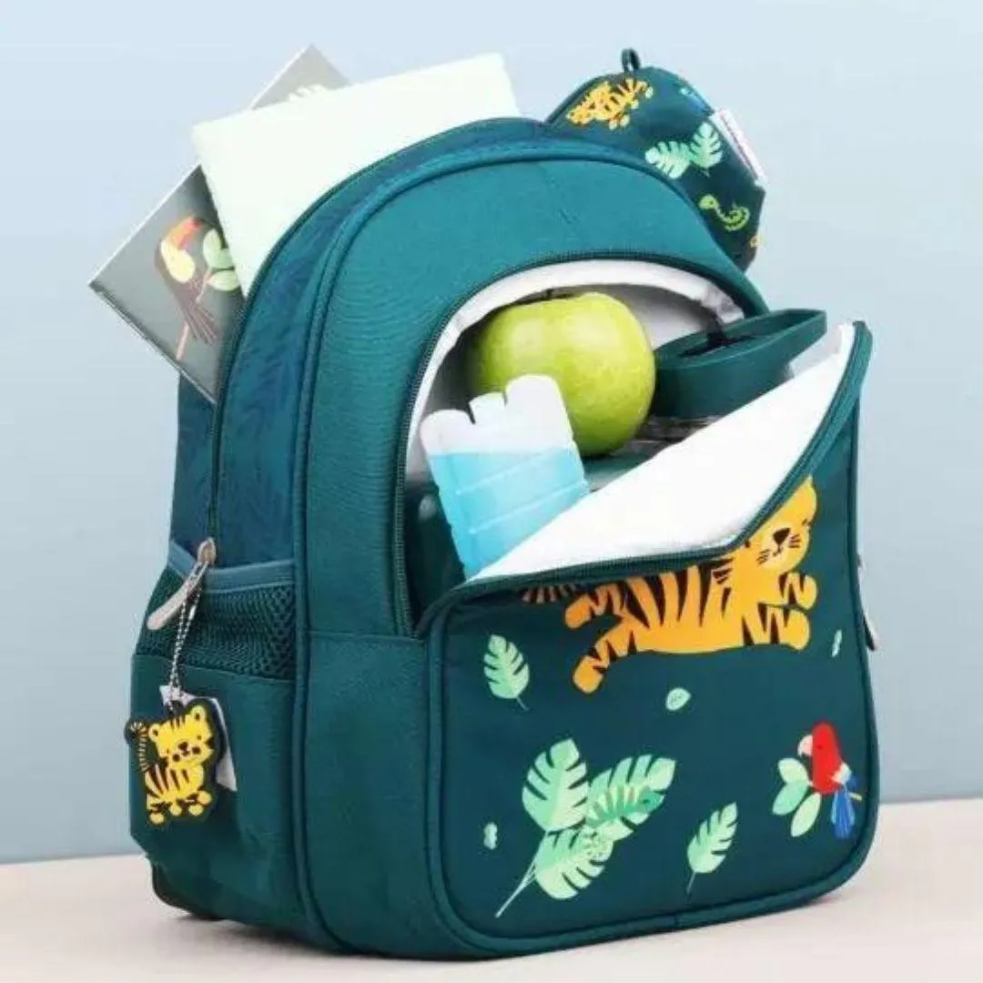 A Little Lovely Company - Backpack with insulated pocket: Jungle