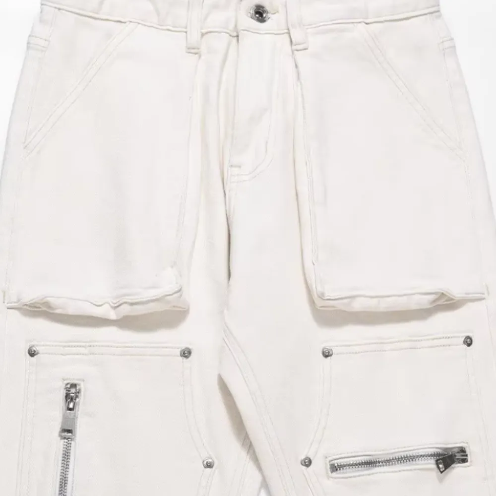American Multi-Pocket Stud Jeans