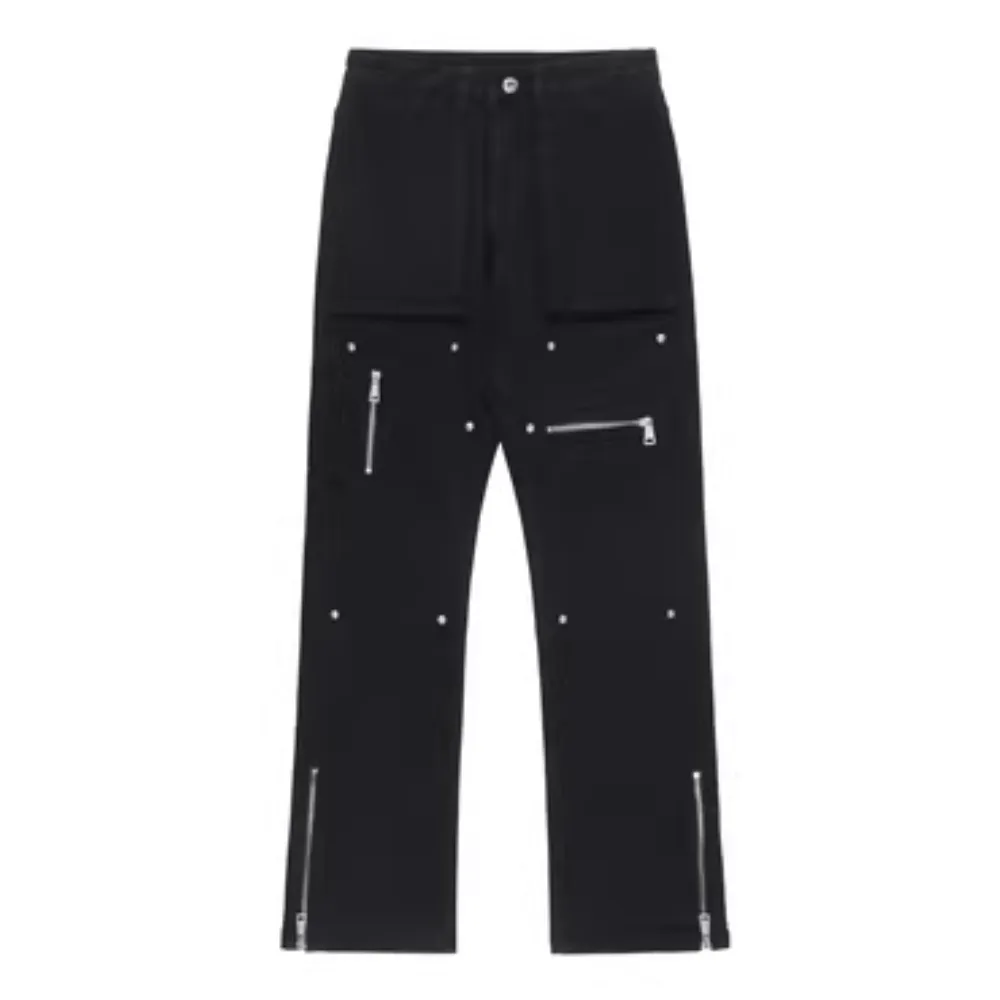 American Multi-Pocket Stud Jeans