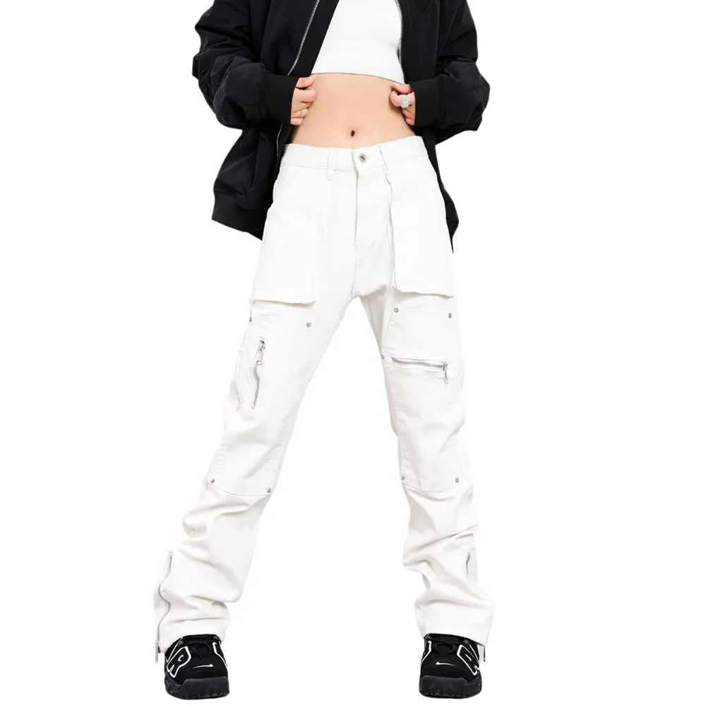 American Multi-Pocket Stud Jeans