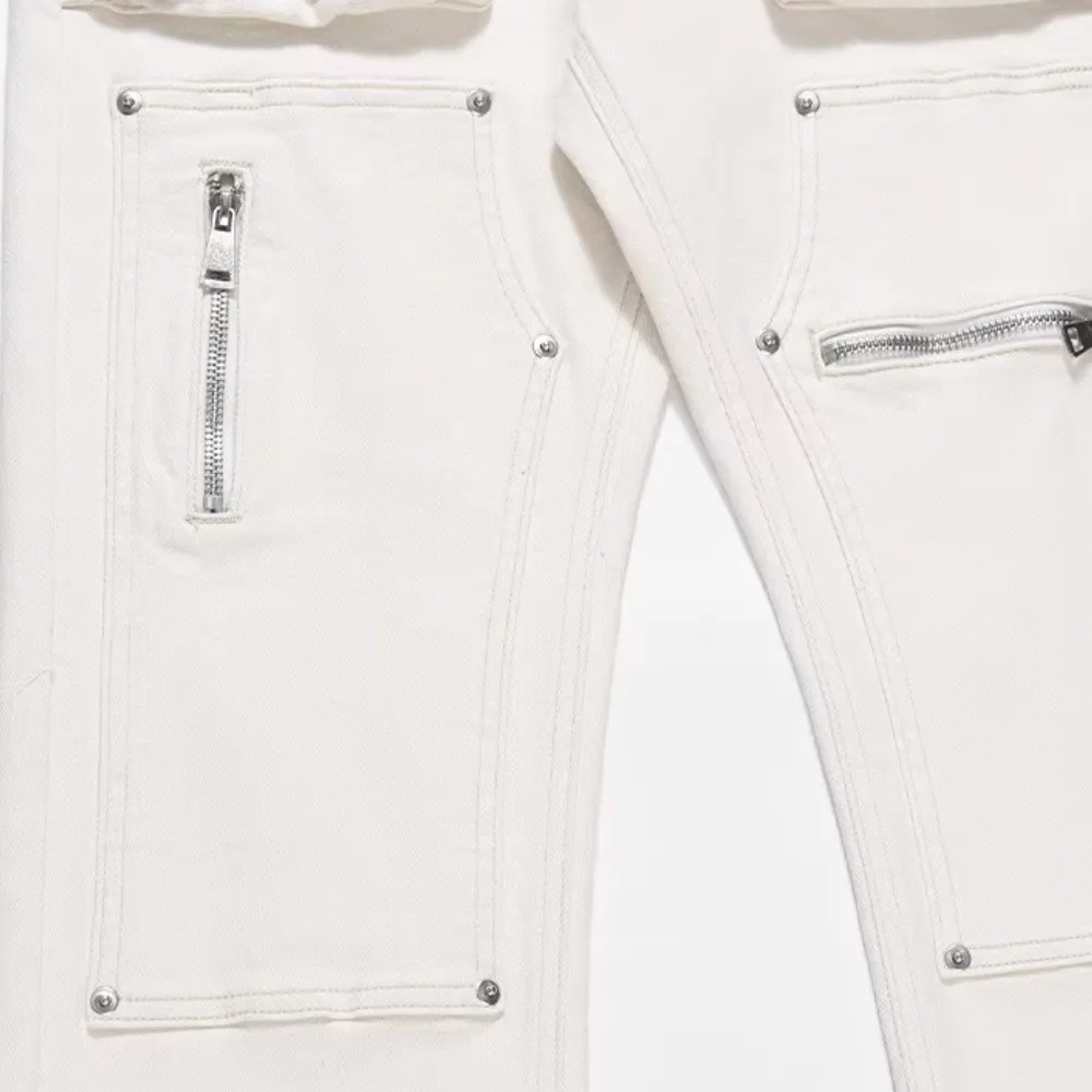 American Multi-Pocket Stud Jeans