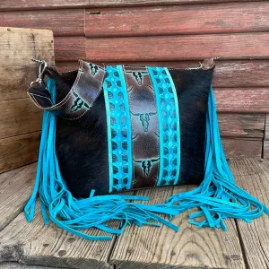 Annie - Black w/ Mint Chocolate Skulls