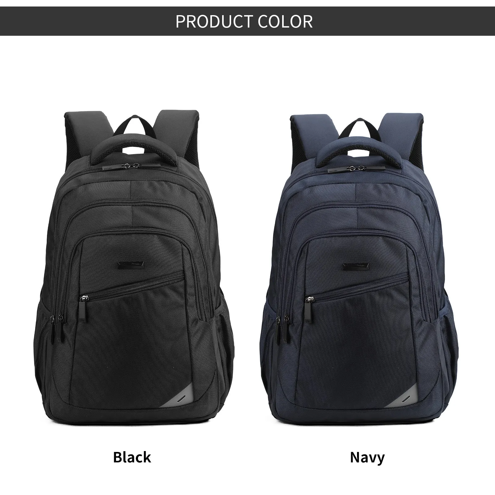 Aoking Backpack Black Casual Backpack Student Bag H97066
