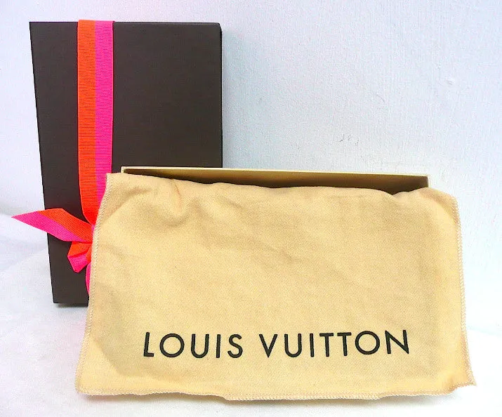 Authentic NEW in Box Louis Vuitton Sarah Vernis Blue Wallet