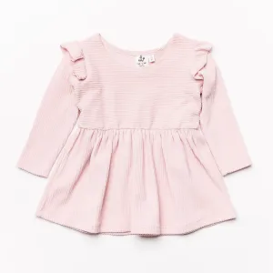 Baby Velvet Dress// rose // SAMPLE