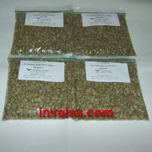 Bolivia INVALSA Unusual Microlot SAMPLER PACK A:  Four half-pound green coffes