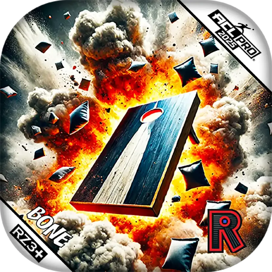 Bone | Explosive | ACL PRO Razor Cornhole Bags