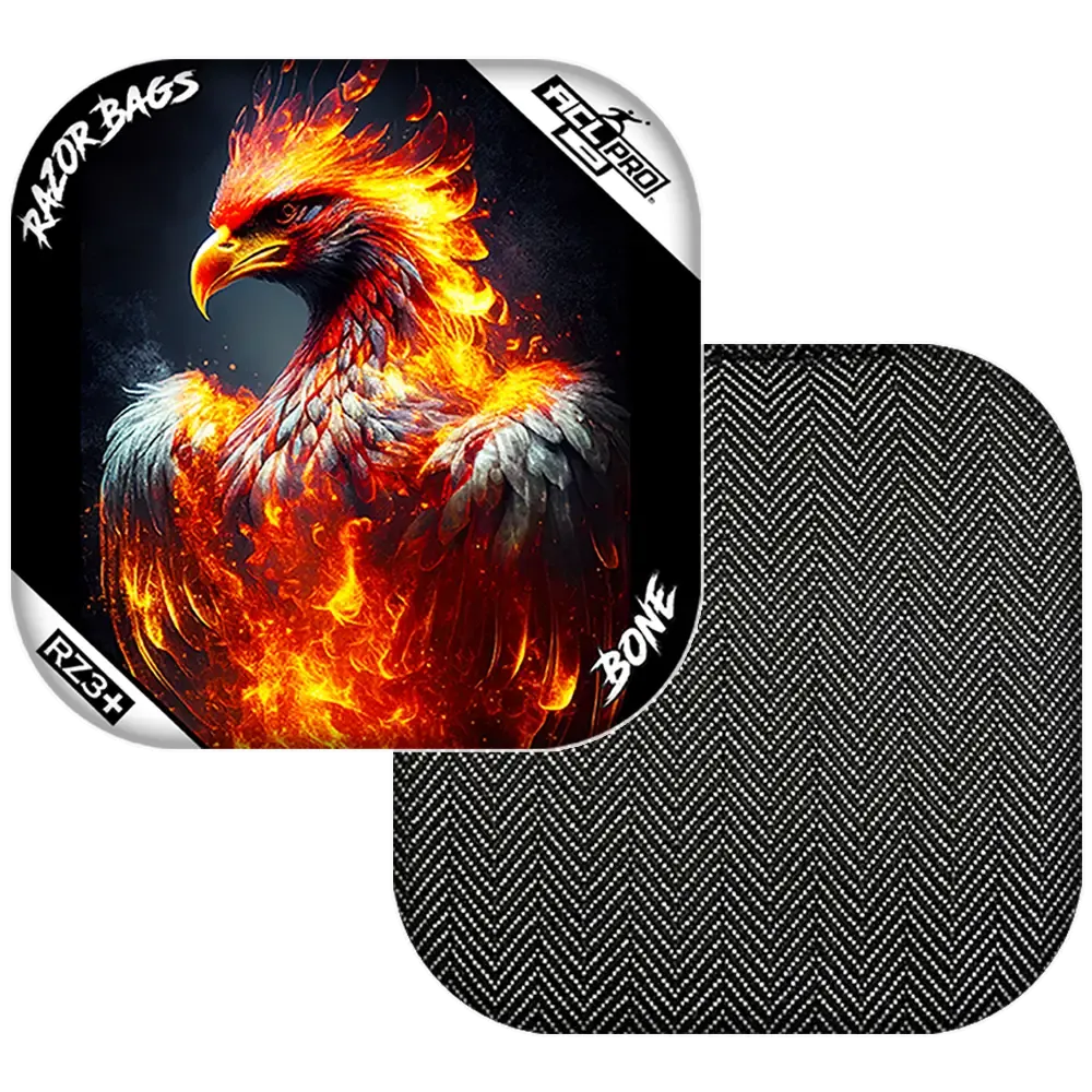 Bone | Fire Phoenix | ACL PRO Razor Cornhole Bags