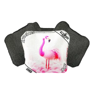 Bone | Flamingo | ACL PRO Razor Cornhole Bags