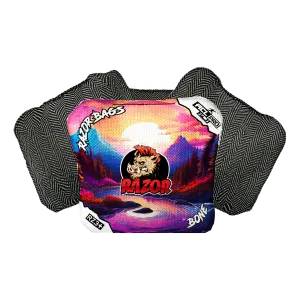 Bone | Sunset | ACL PRO Razor Cornhole Bags