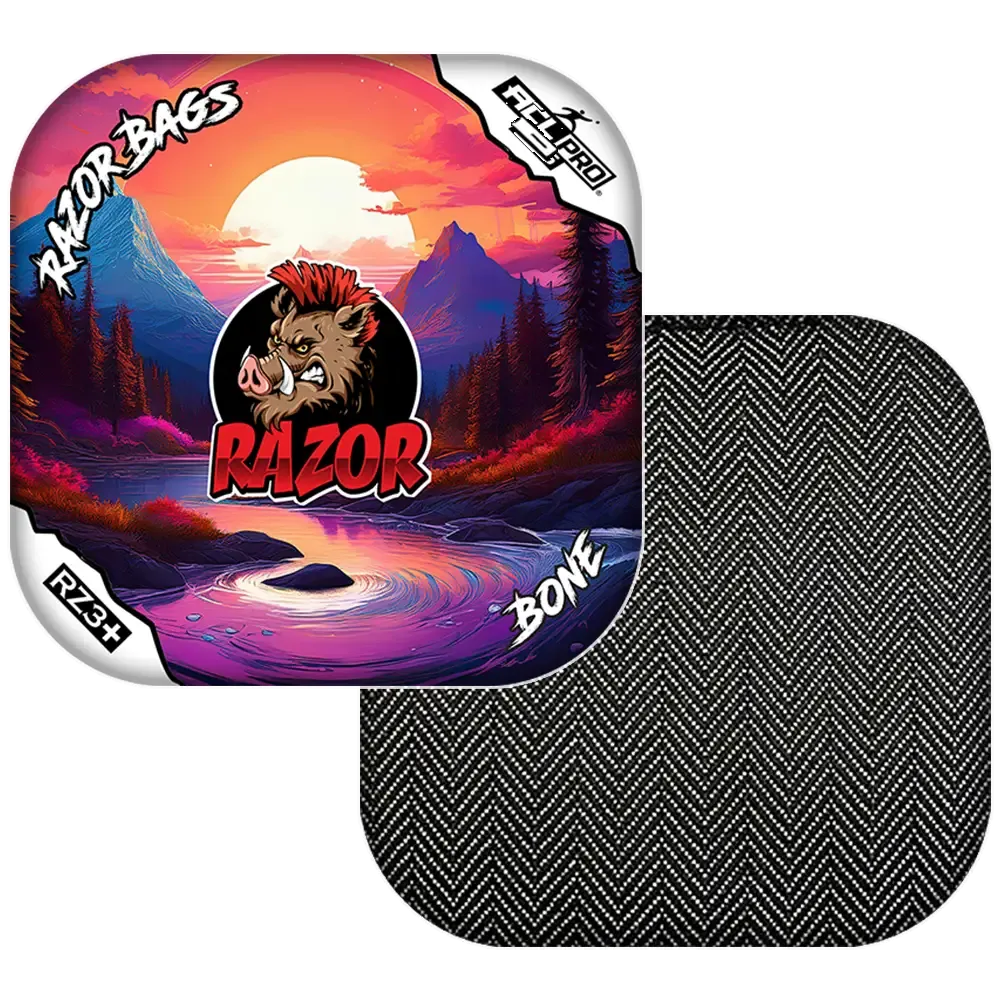 Bone | Sunset | ACL PRO Razor Cornhole Bags