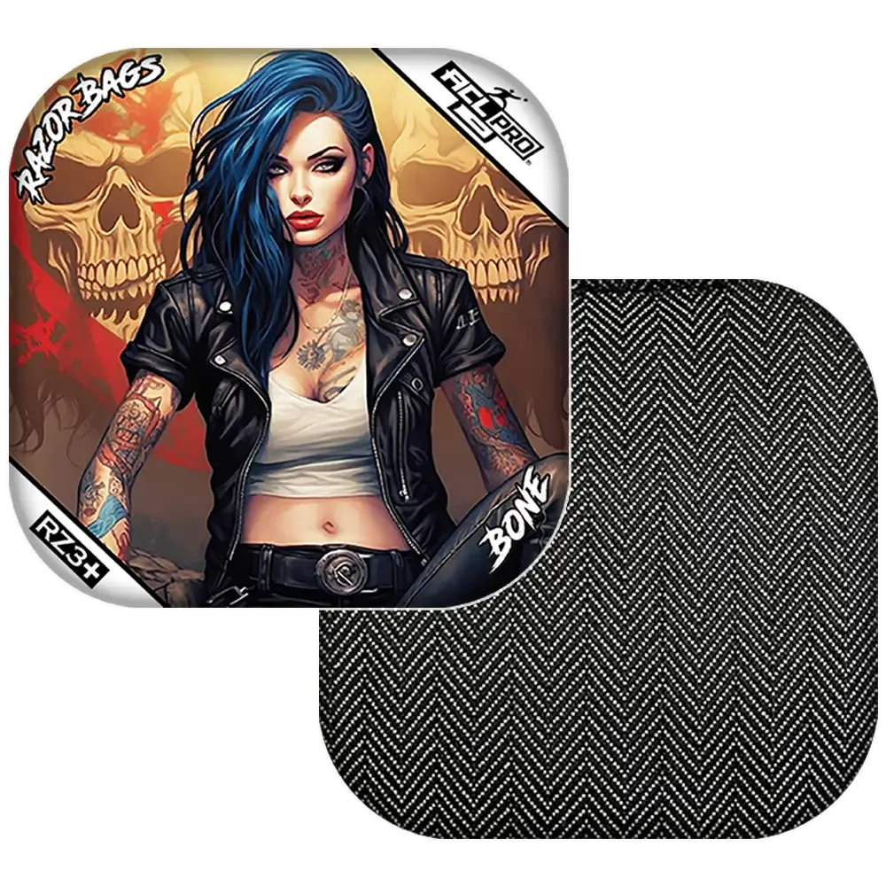 Bone | Woman Skulls | ACL PRO Razor Cornhole Bags