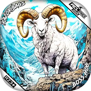 Boss Hog | Alaskan Dall Sheep | ACL PRO Razor Cornhole Bags