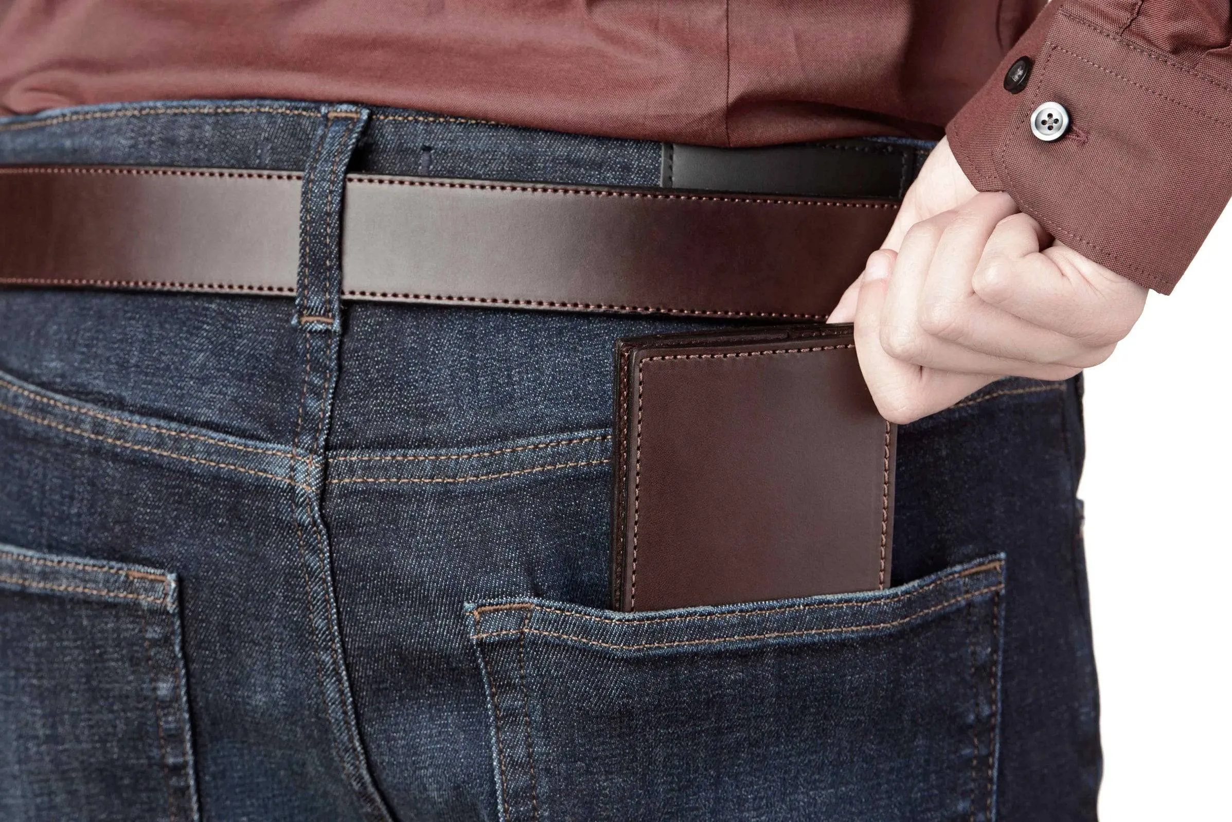 Brown Premium Leather 6 Card Slot Bifold Wallet