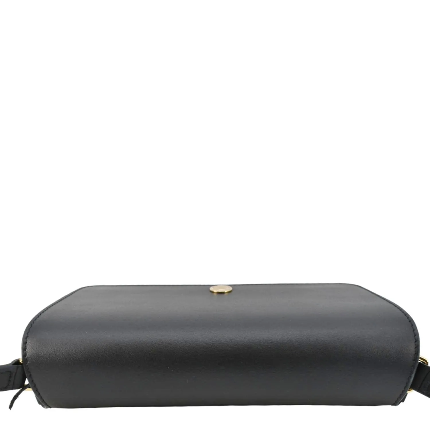 BURBERRY Hampshire Vintage Check Leather Crossbody Bag Black