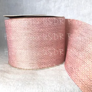 Burlap Double Sided USDR Ribbon - 3 Inch