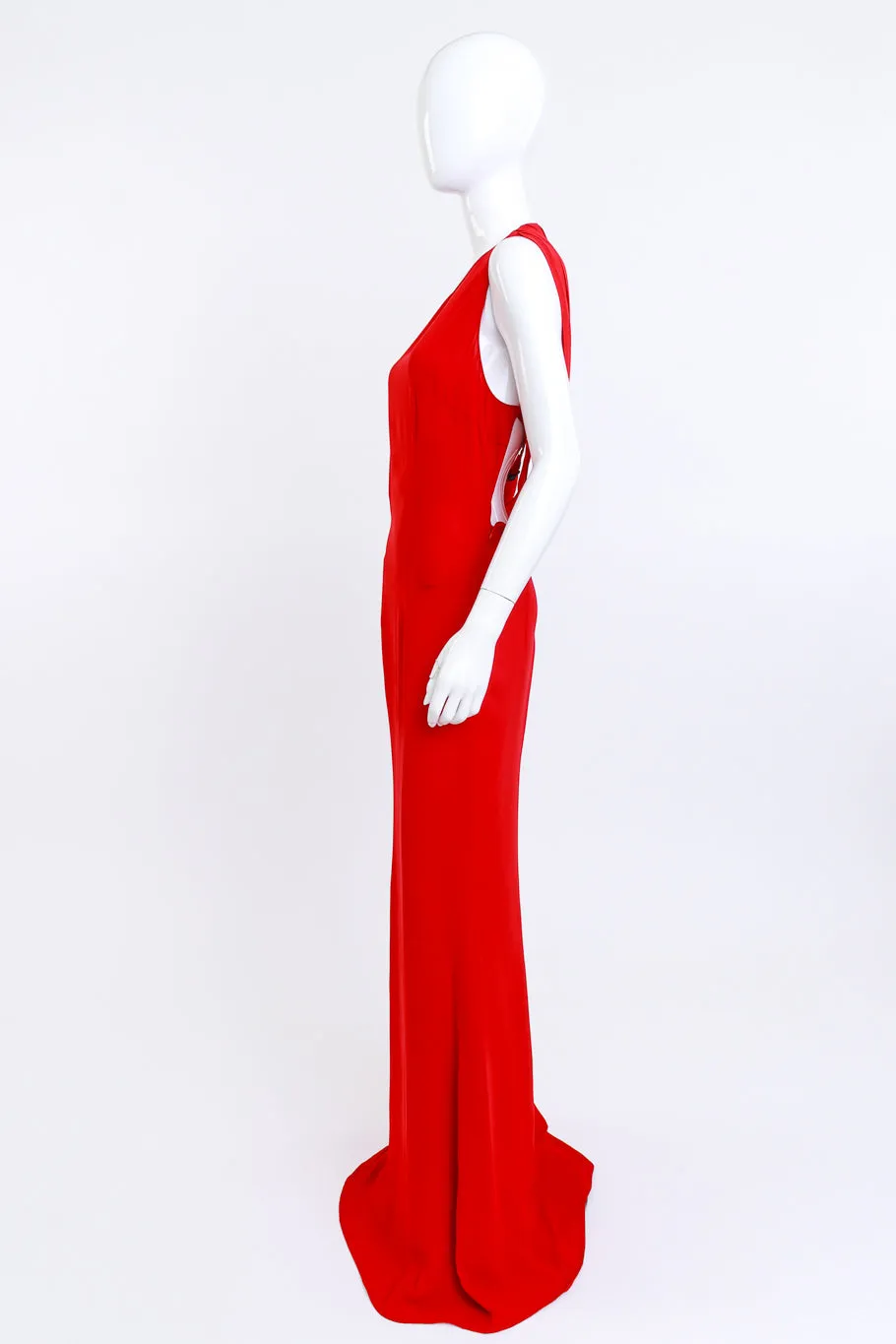 Carwash Back Maxi Gown