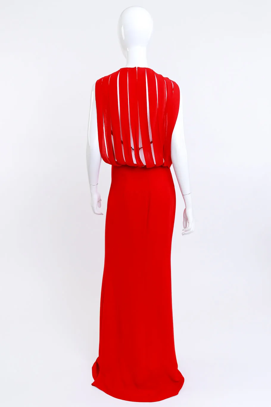 Carwash Back Maxi Gown