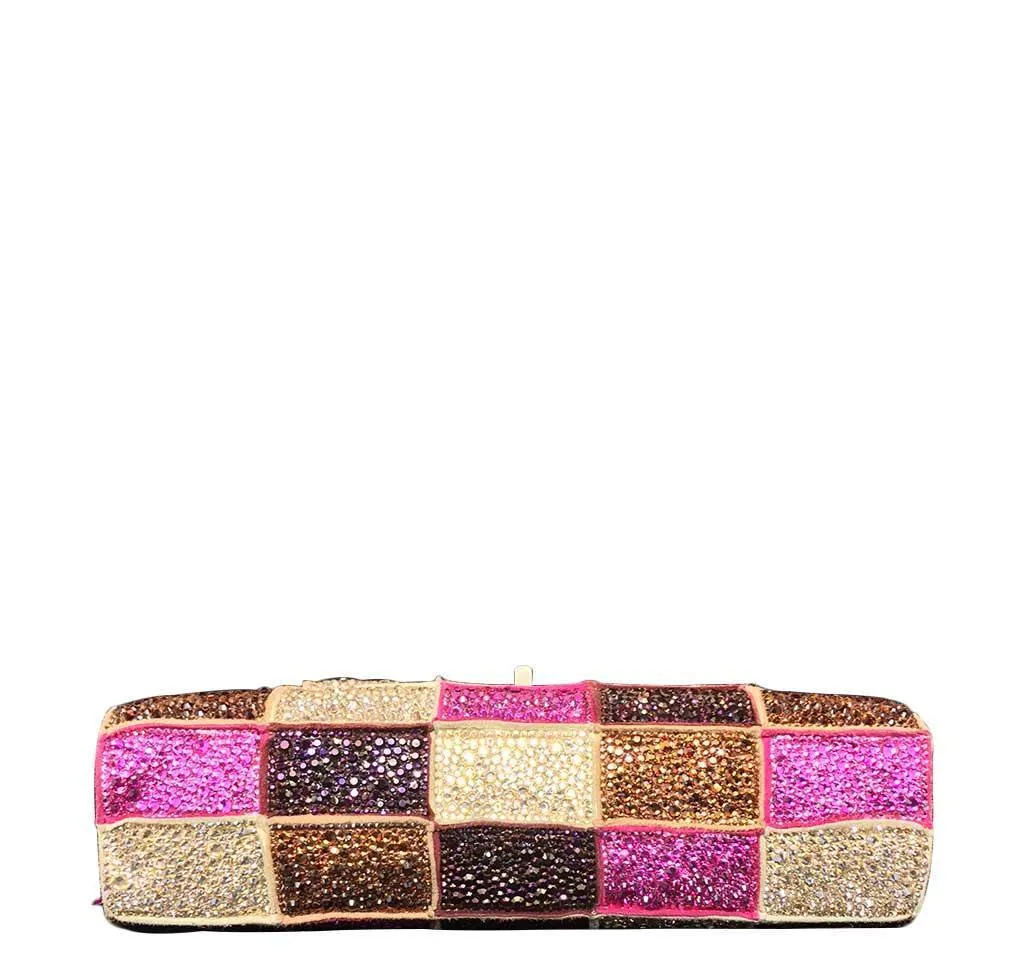 Chanel Multicolor Bespoke Bag Swarovski Crystals