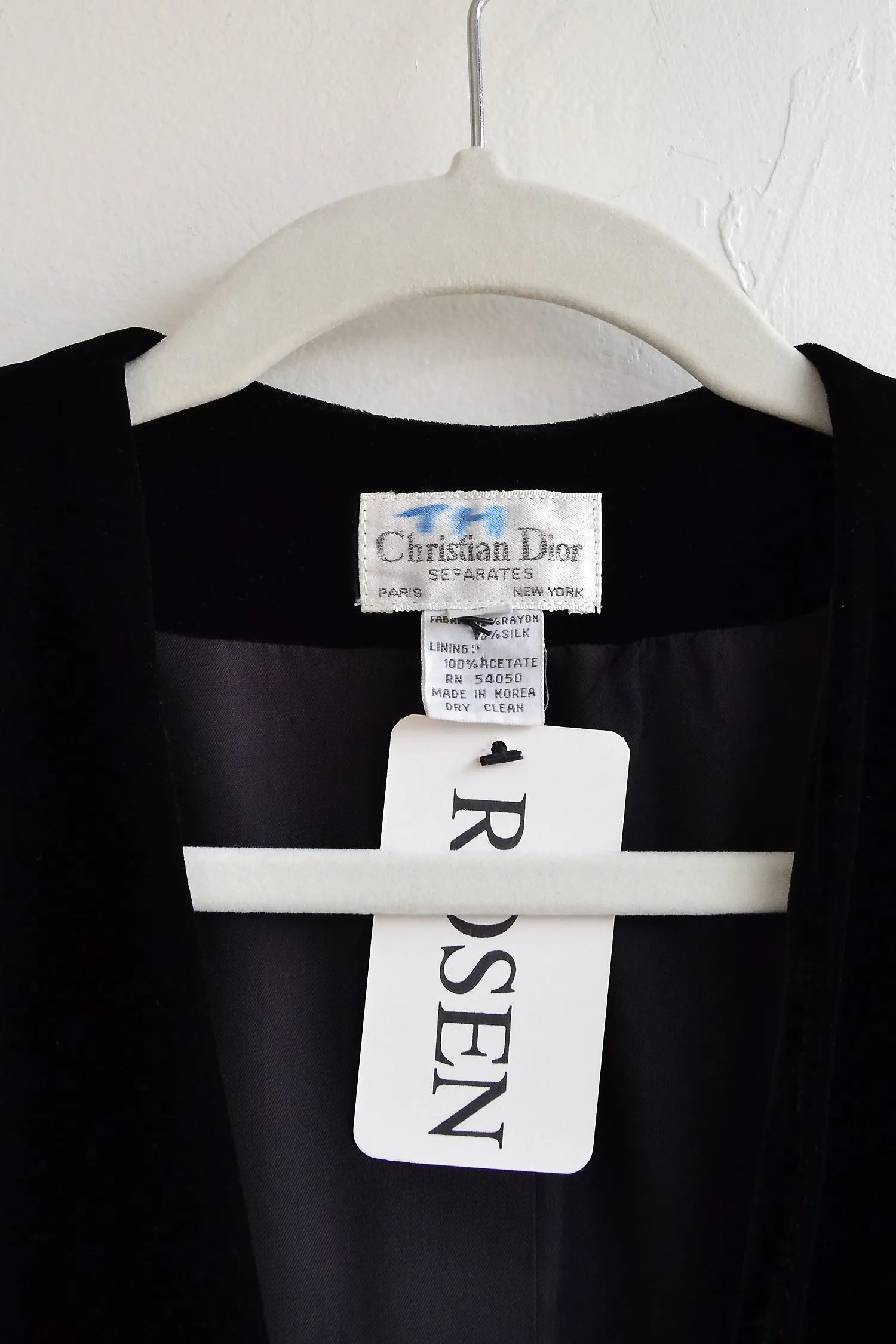 Christian Dior Velvet Blazer