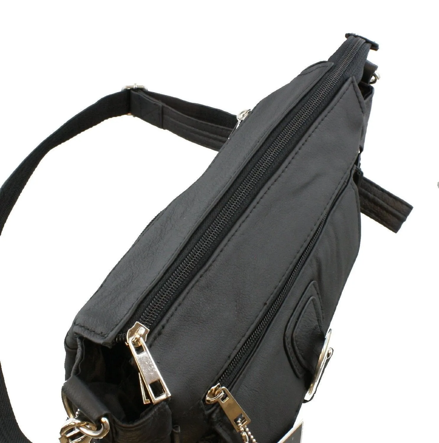 Compact Crossbody Locking Concealed Carry Purse