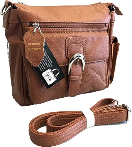 Compact Crossbody Locking Concealed Carry Purse