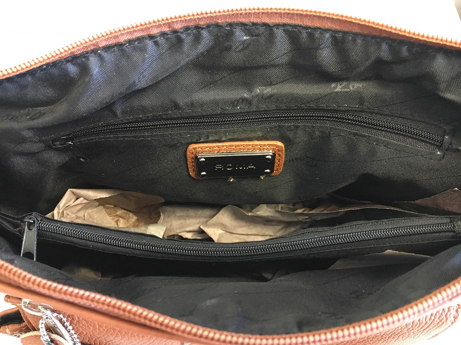 Compact Crossbody Locking Concealed Carry Purse