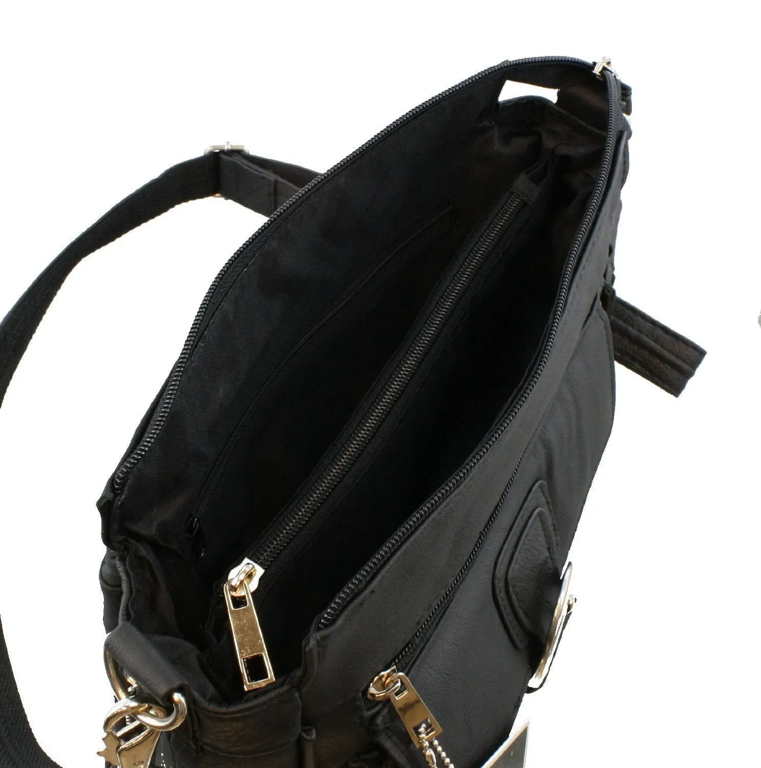 Compact Crossbody Locking Concealed Carry Purse