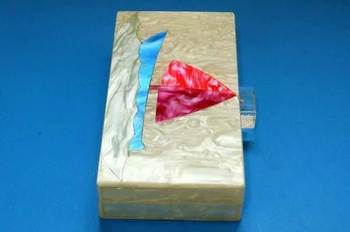Designer Acrylic Boat Clutch