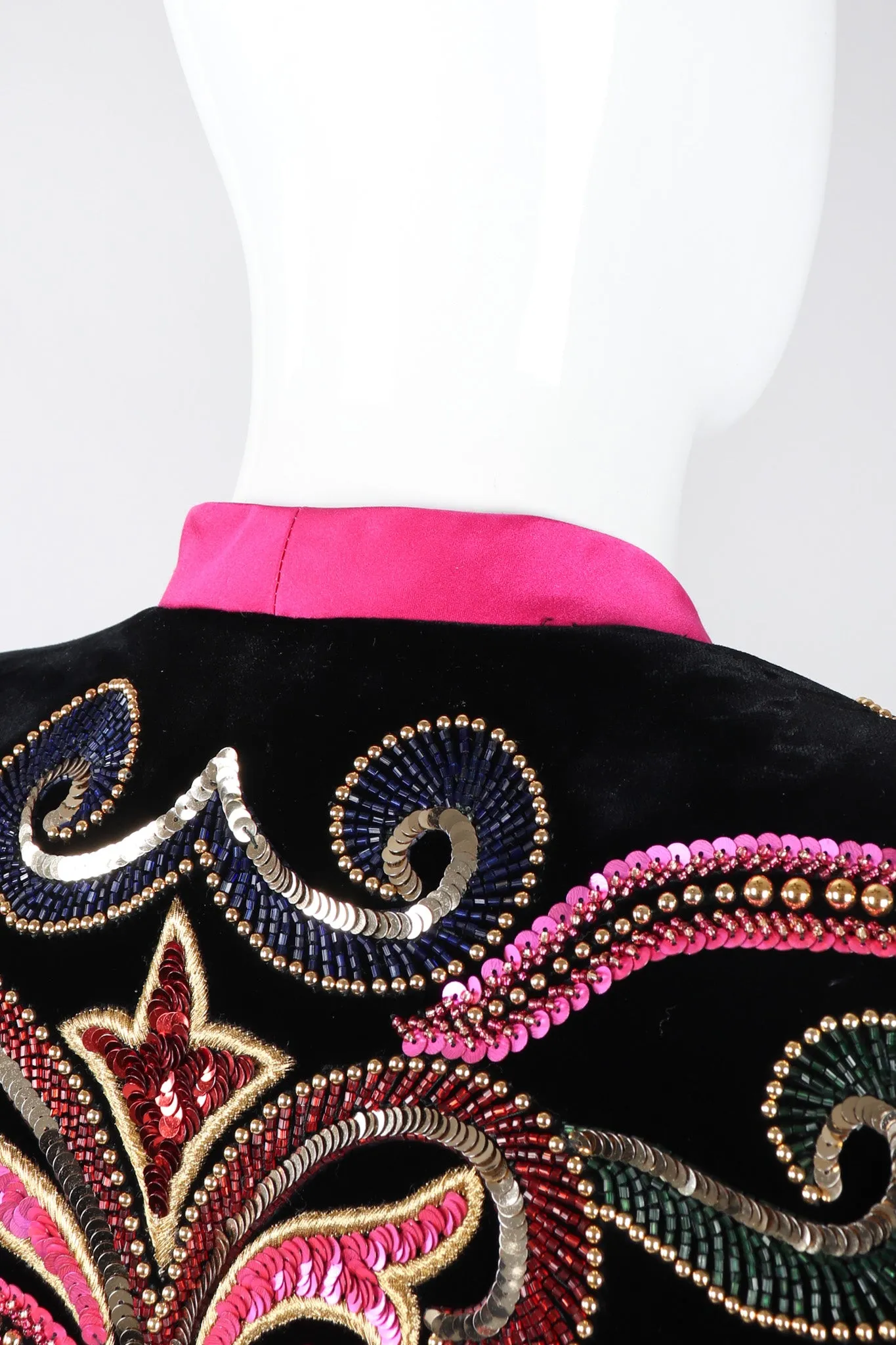 Embellished Velvet Bolero Jacket