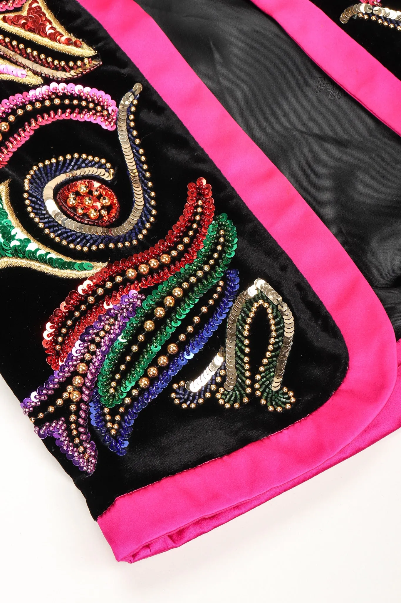 Embellished Velvet Bolero Jacket