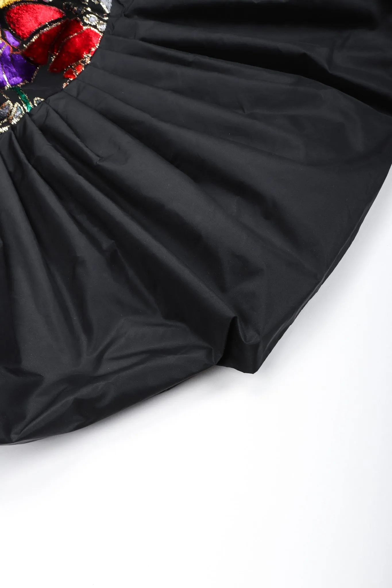 Floral Velvet Lamé Burnout Dress