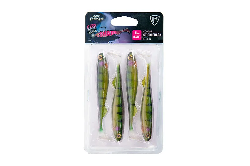 Fox Rage Slick Shad Stickleback UV Packs