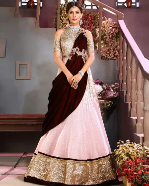 Grecian Drape Anarkali