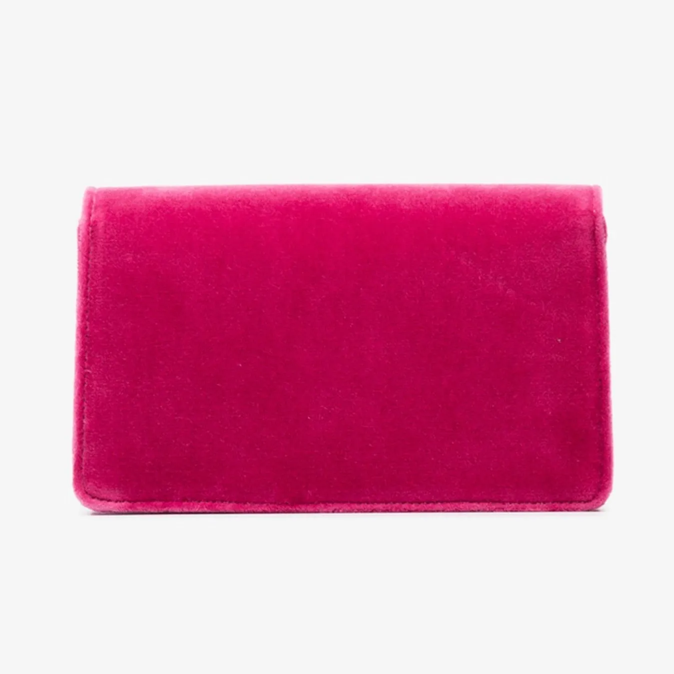 Gucci Mini Broadway Velvet Crystal Crossbody Bag in Pink