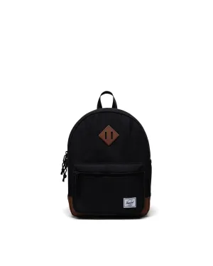 Herschel Heritage Kids Backpack - Black/Saddle Brown