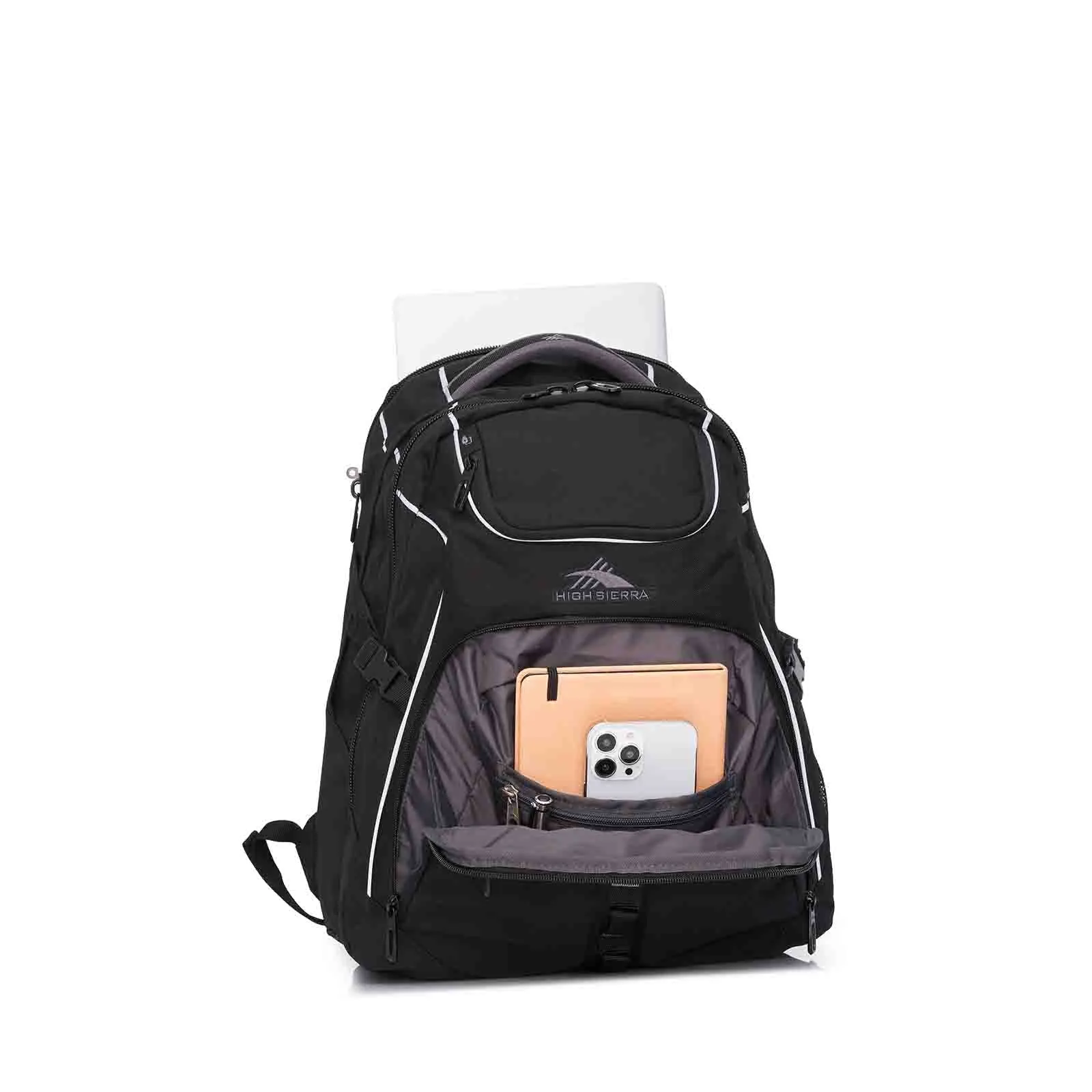 High Sierra Access 3.0 Eco 16 Inch Laptop Backpack Black