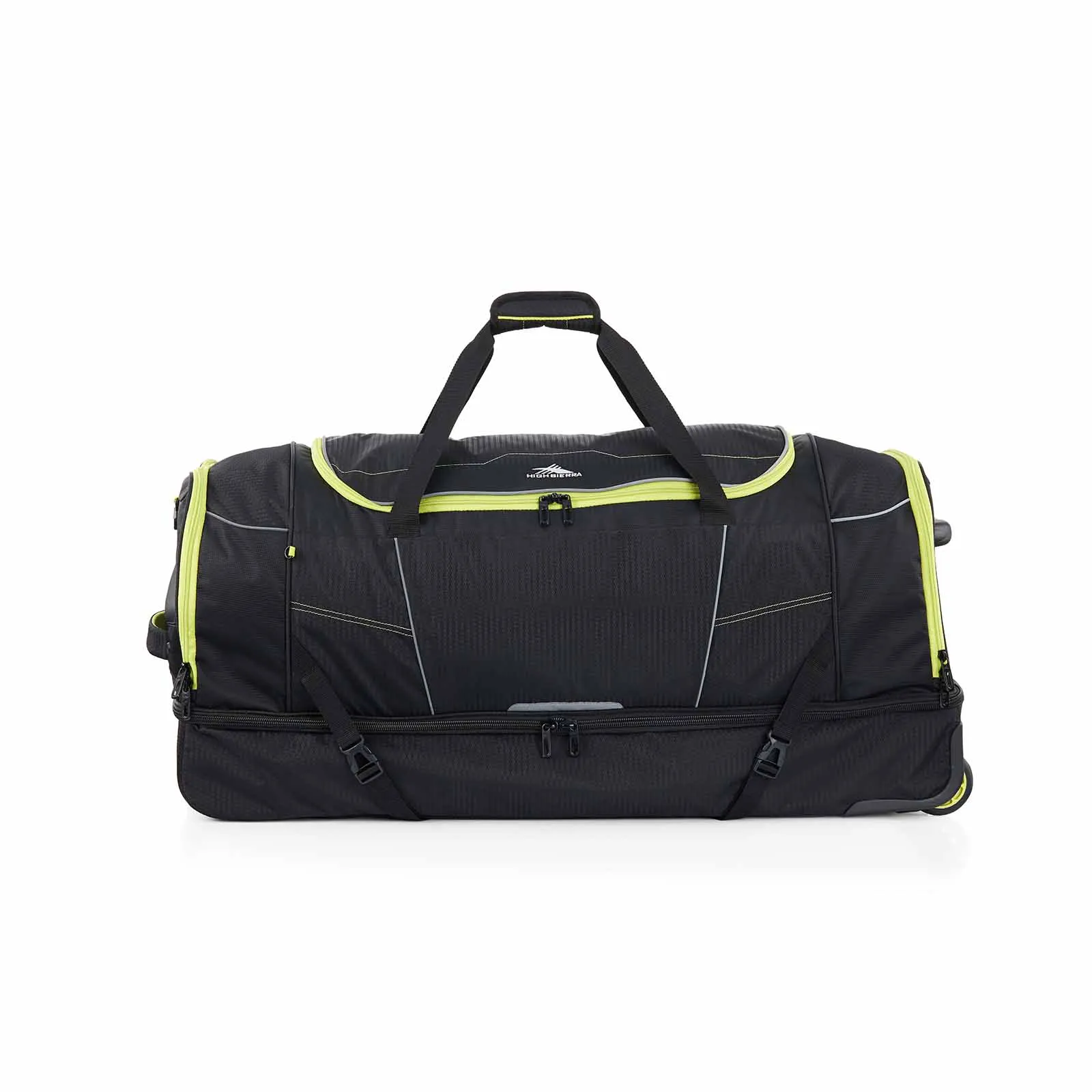 High Sierra Ultimate Access 3 91cm Wheeled Duffel Black-Lime