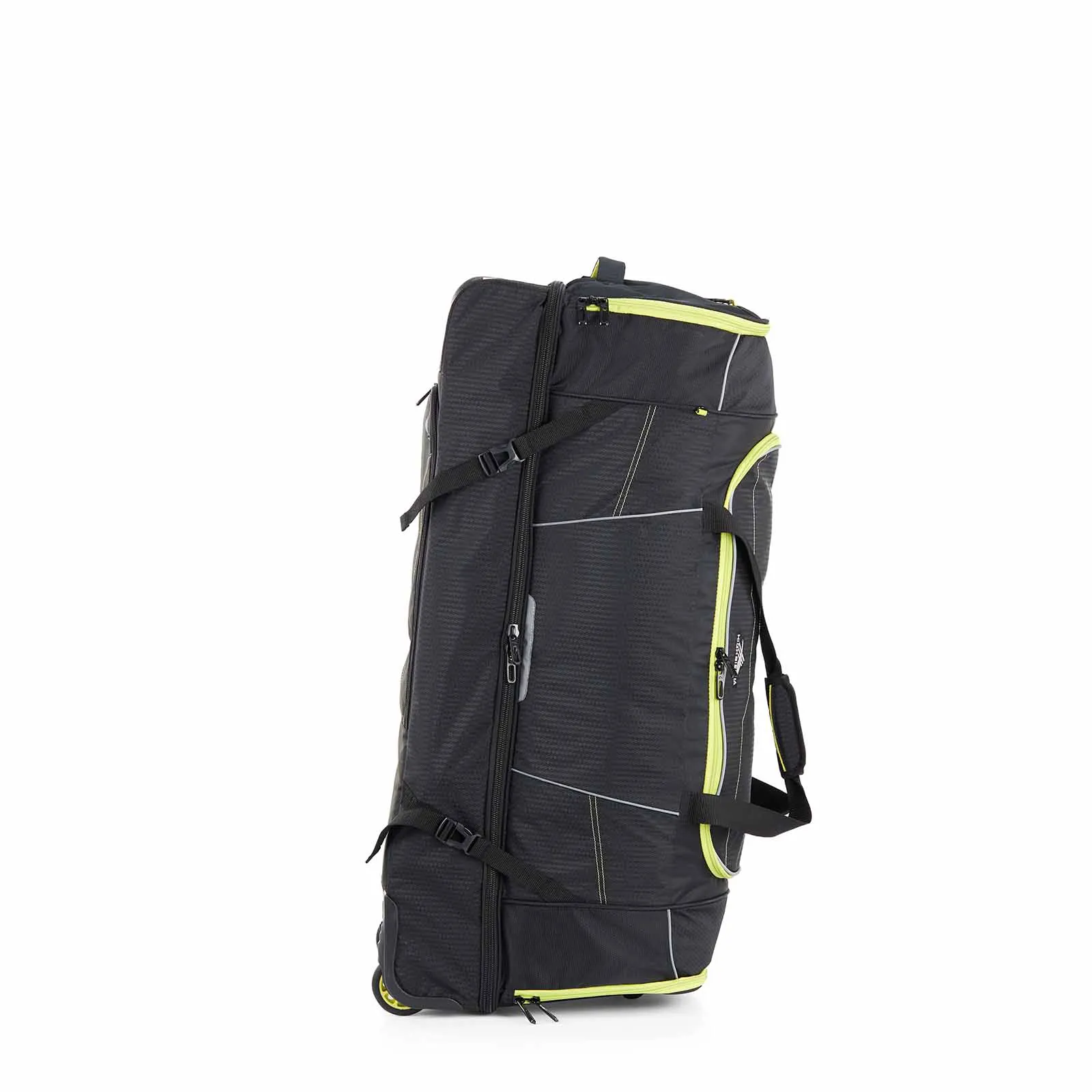High Sierra Ultimate Access 3 91cm Wheeled Duffel Black-Lime