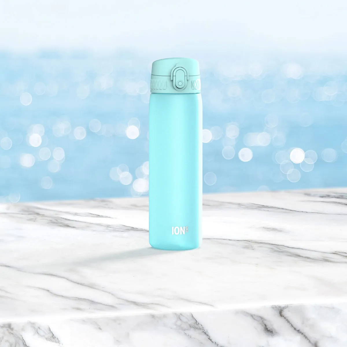 ION8 Slim 600ml BPA Free, Water Bottle - Sonic Blue