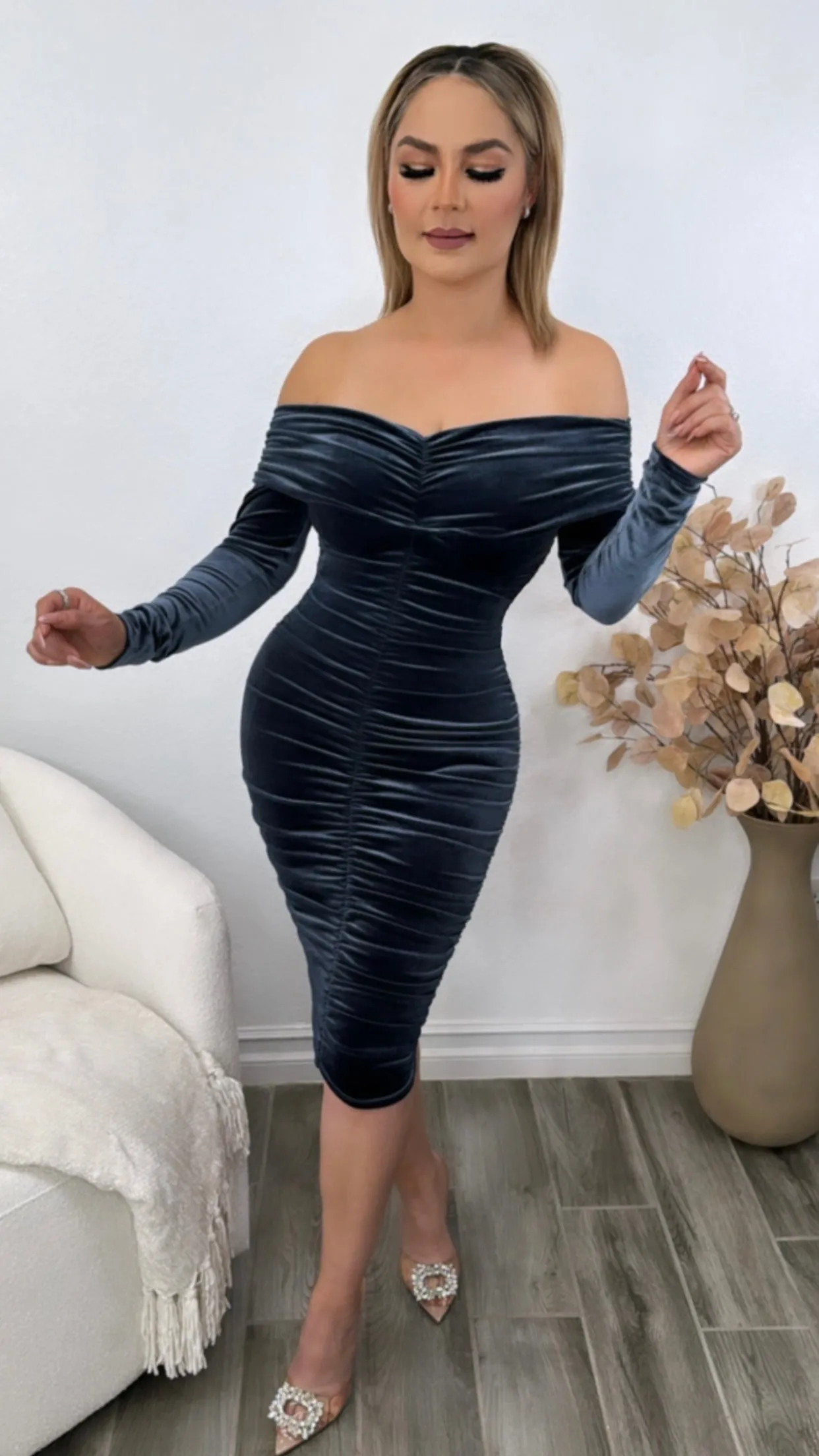 JULIA SILVER DRESS