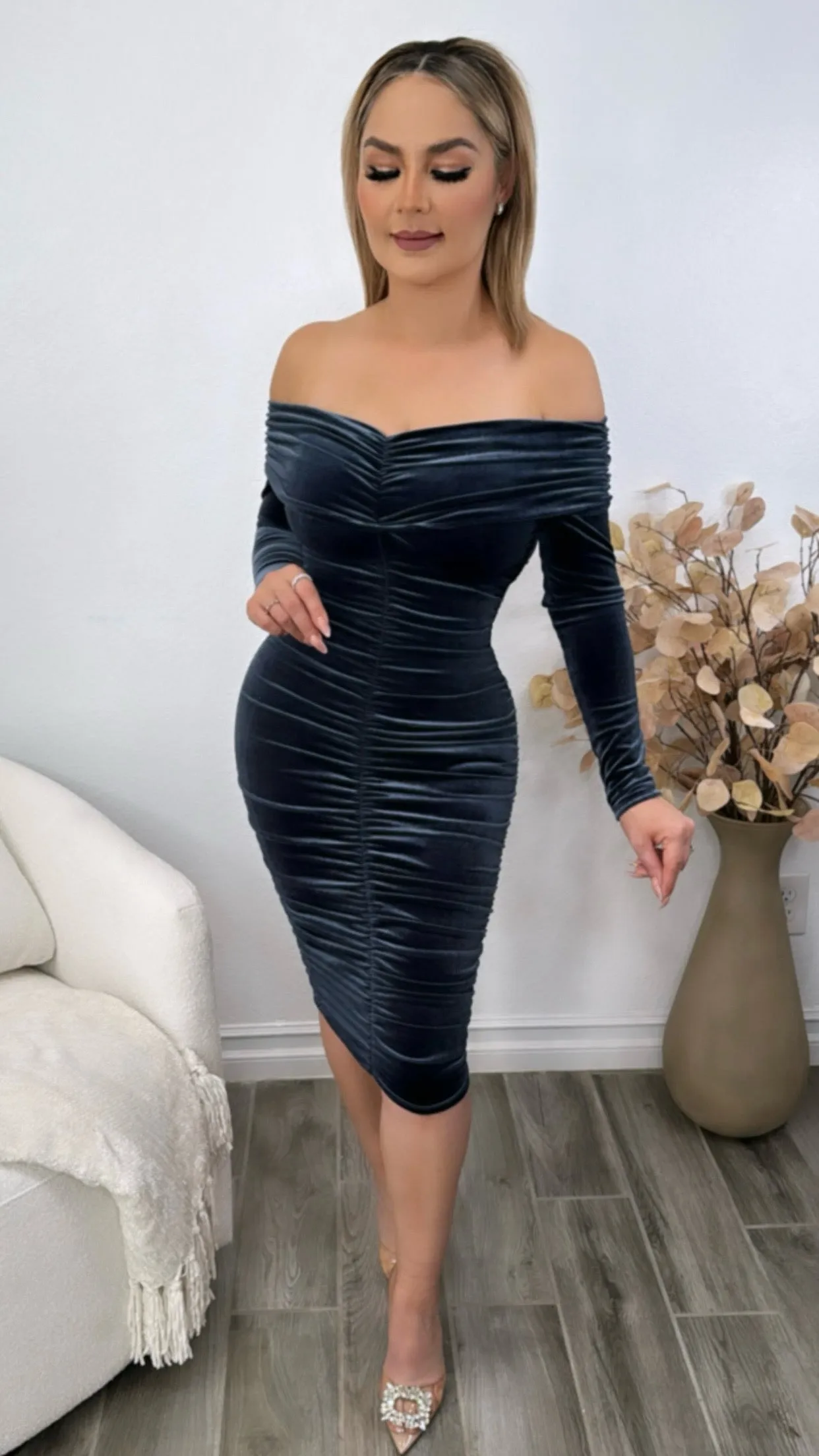 JULIA SILVER DRESS