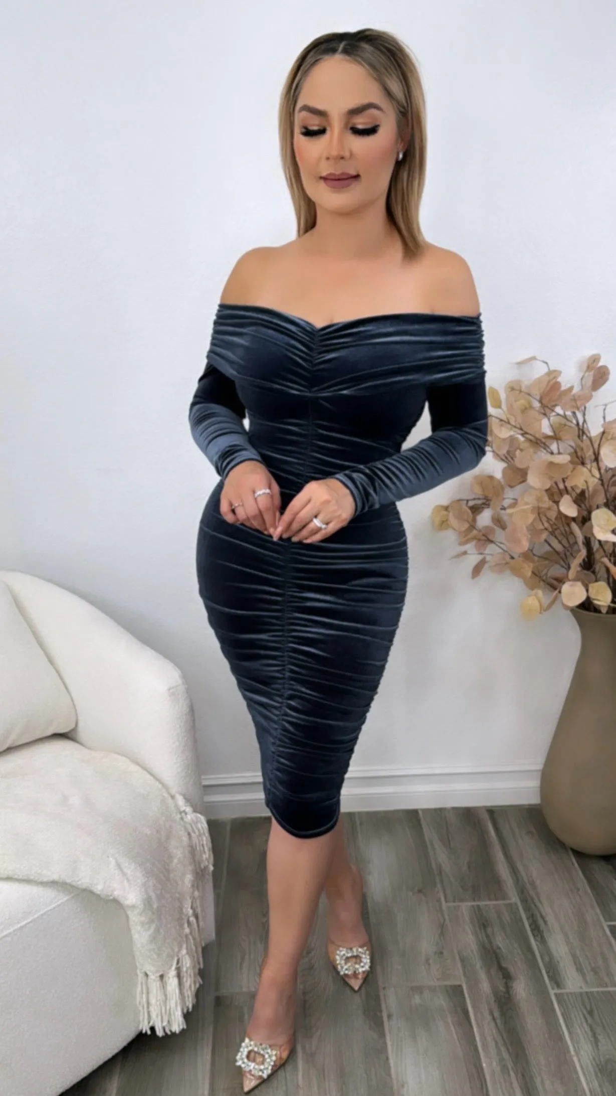 JULIA SILVER DRESS
